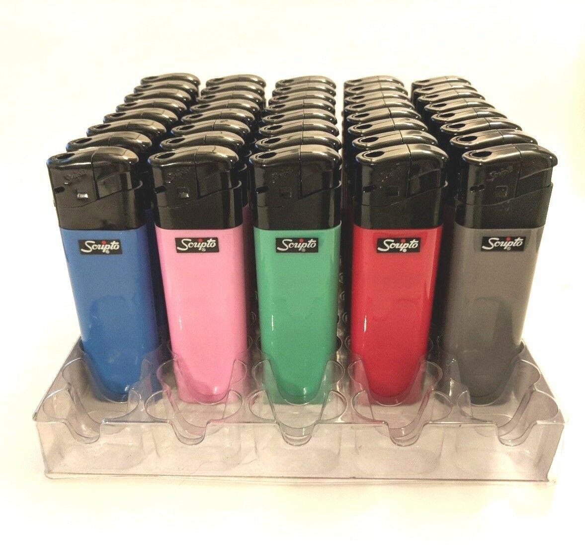 5, 10, 20, 25, 50,100, 150 Scripto Piezo Electronic Solid Lighter, Lighters
