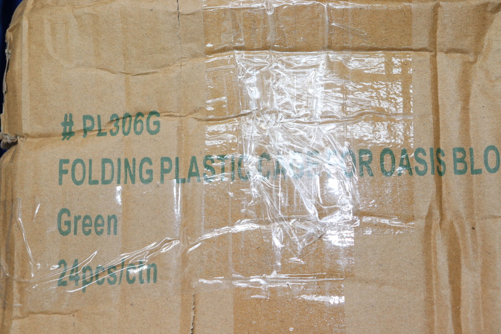 (24-pk) Folding Plastic Cage For Oasis Block Green Pl306g