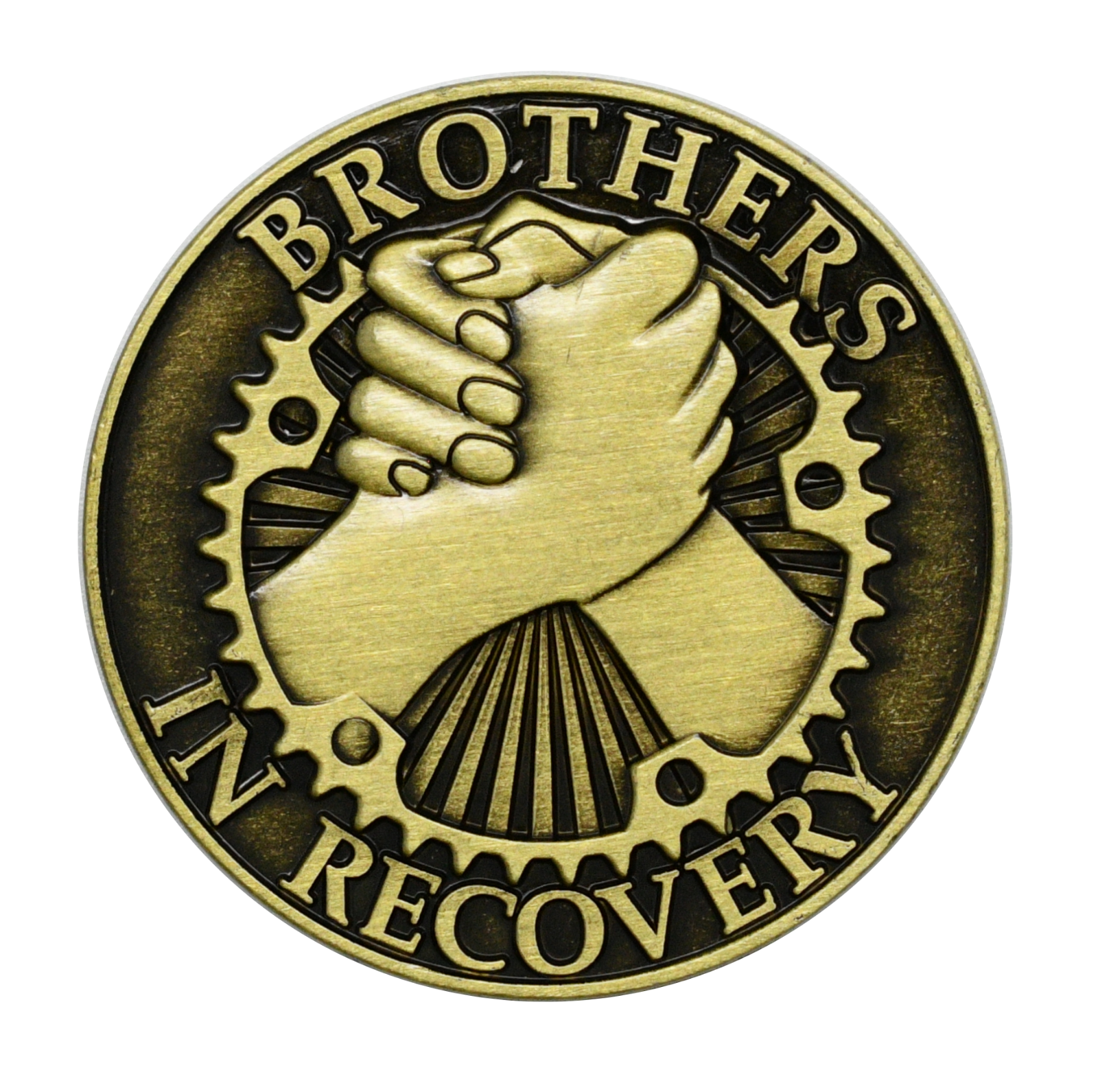 Aa Coin Brothers In Recovery Bronze Alcoholics Anonymous Medallion Chip Token