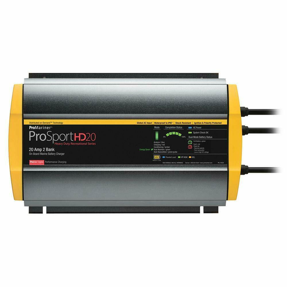 Promariner 44020 Prosporthd Series Battery Charger-20 Amp