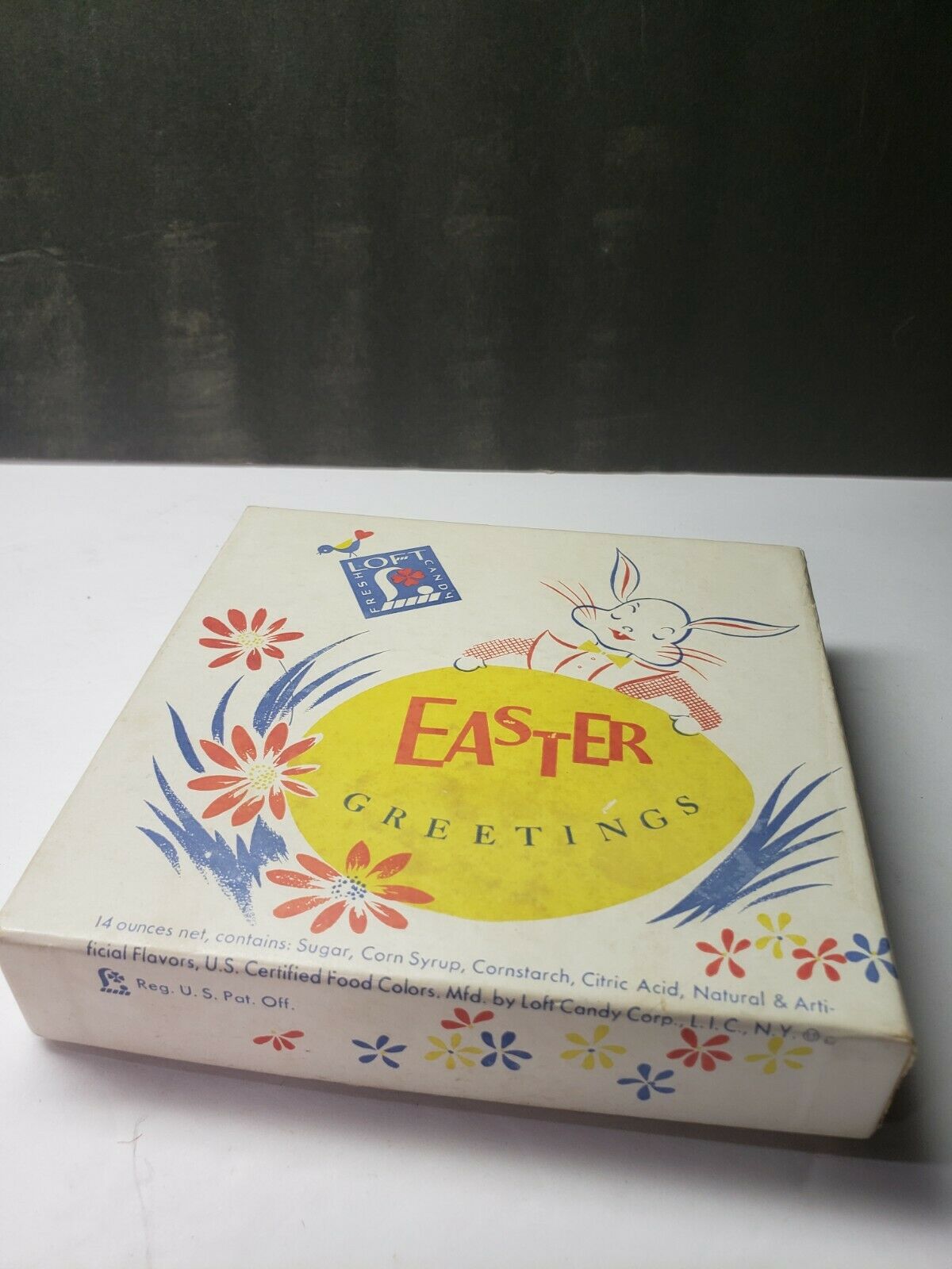 Vintage 1950s 60s Easter Candy Advertising Box