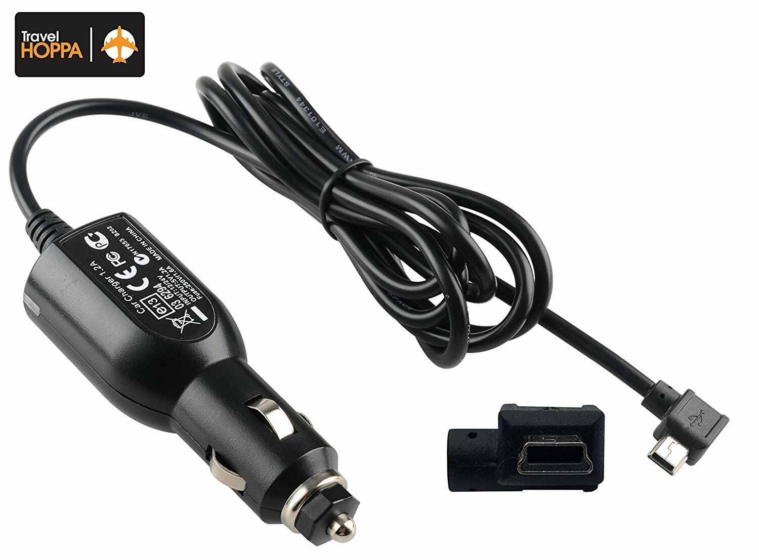 Car Charger Right Angle Mini Usb Cable For Tomtom Go 820 Sat Nav 1er4.002.06