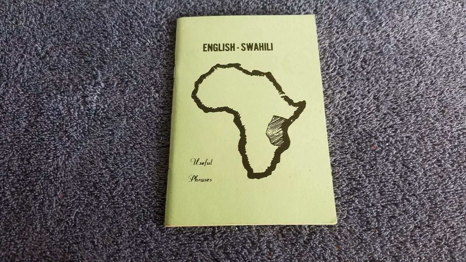 1996 Vintage English Swahili Useful Phrases Booklet Lacasse C3