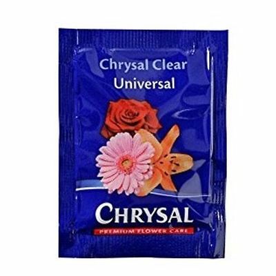 Chrysal Flower Food -200 Packets Fresh Cut Flowers Clear Formula Hydrate Nourish