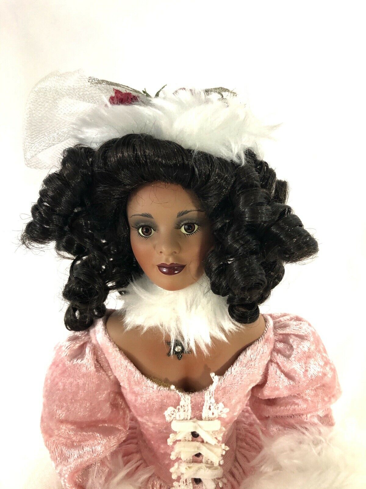 Paradise Galleries Veronica By Linda Hanson Victorian Pinks Porcelain Doll