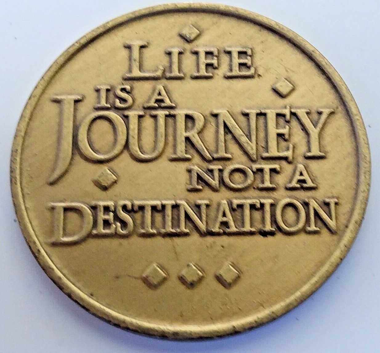 Catalinastamps: Recovery Coin, Life Is A Journey Not A Destination, Lot #hh