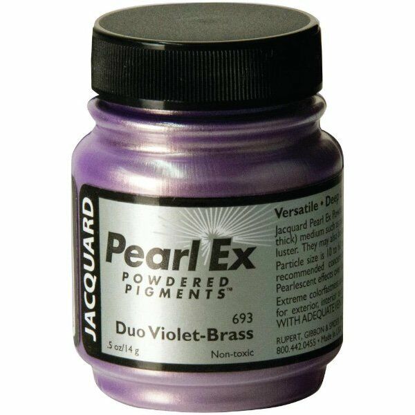 Jacquard - Pearl Ex Powdered Pigment - Duo Violet & Brass - 14g