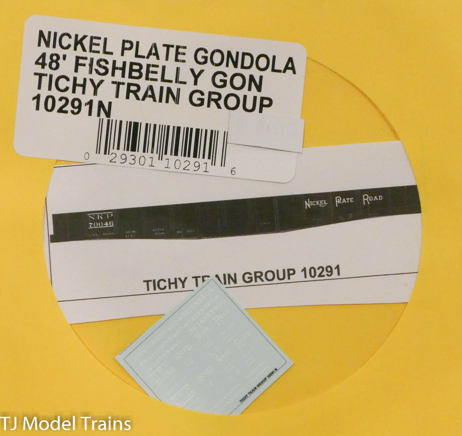 Tichy Train Group N #10291n Nickel Plate Gondola (48' Fishbelly Gon.)