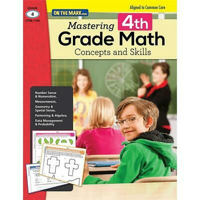 On The Mark Press Otm1146 Mastering Fourth Grade Math Concepts