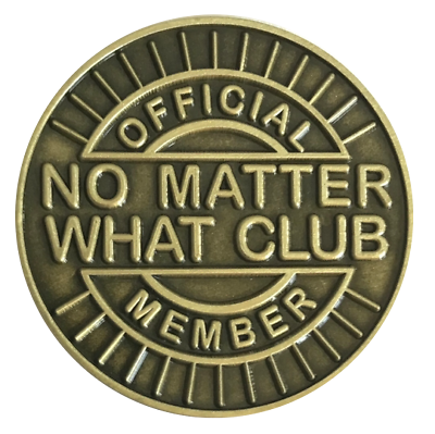 No Matter What Club Aa Bronze Recovery Coin Alcoholics Anonymous Medallion