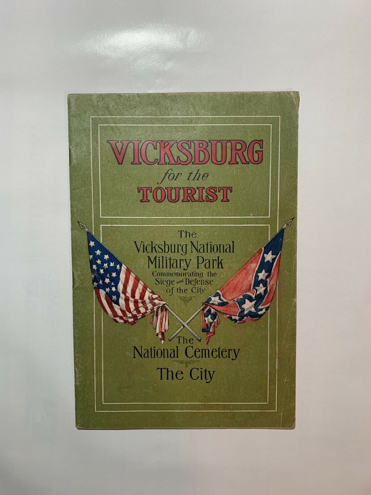 1910 Illinois Central Railroad Vicksburg For The Tourist National Military Park