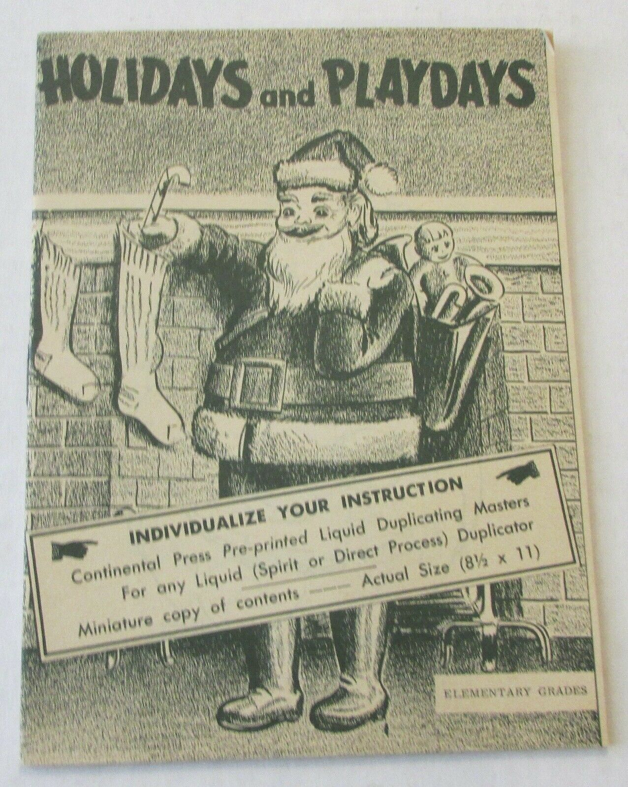 Vintage Holiday And Playdays Continental Press Teacher Sample Bulletin Board