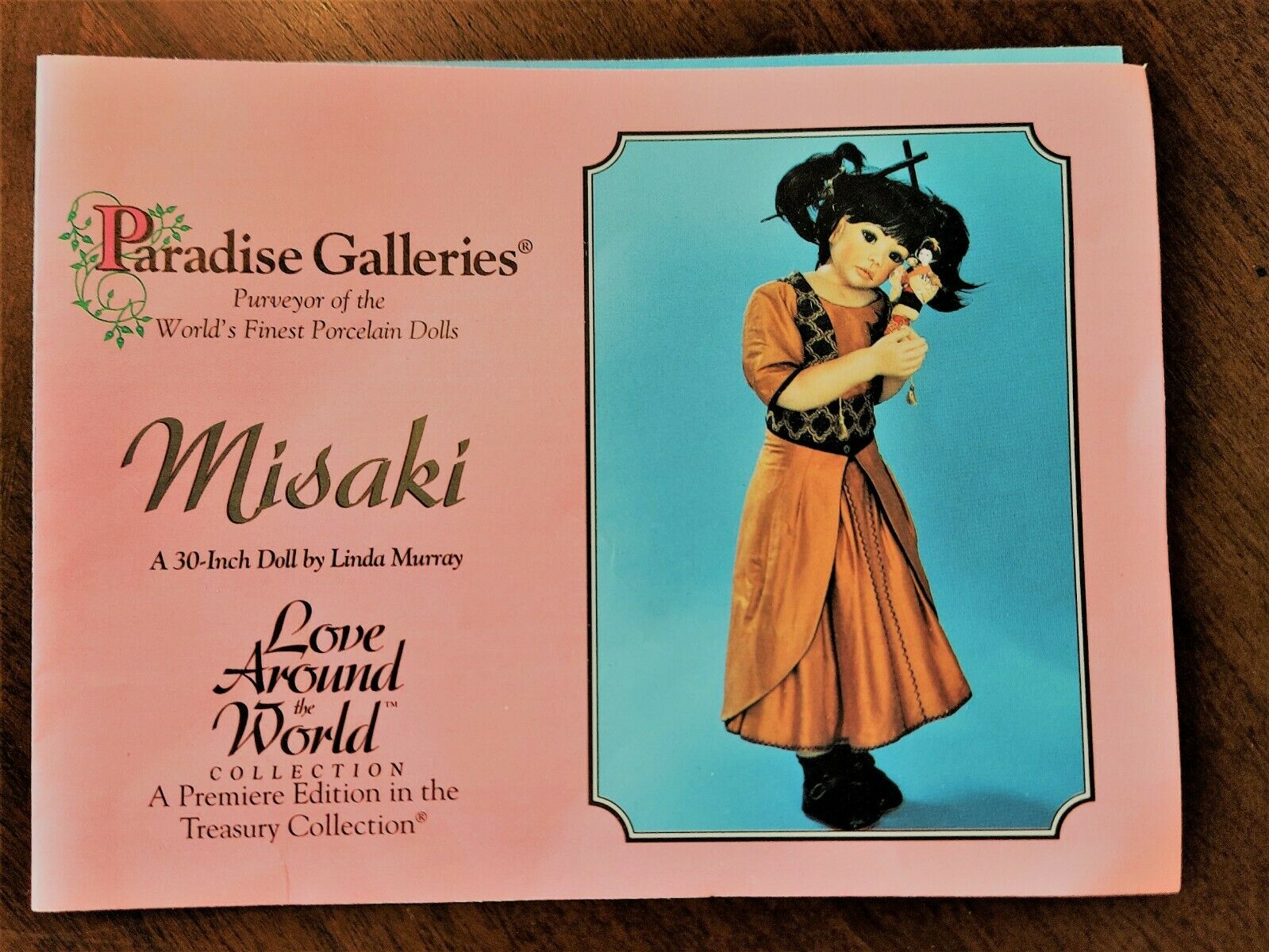 Paradise Galleries Doll Love Around The World, Misaki 30" By Linda Murray