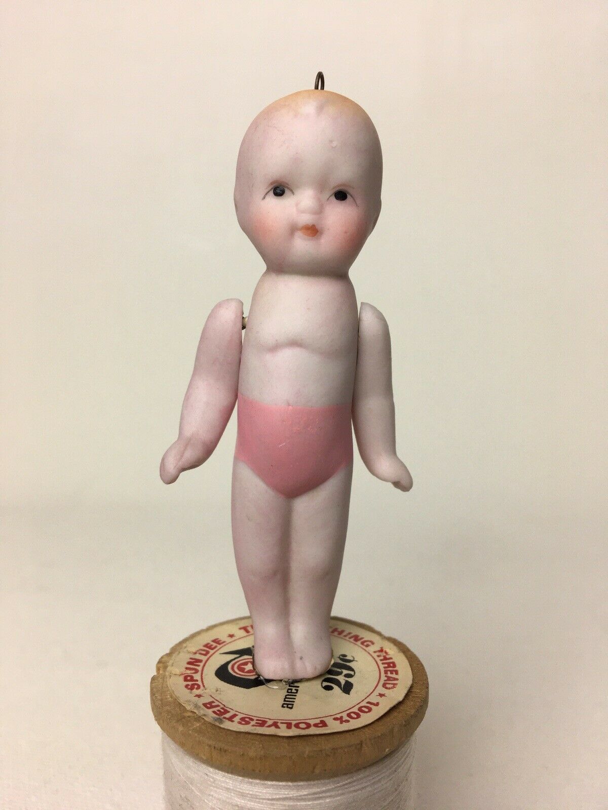 Porcelain Baby Doll Christmas Ornament