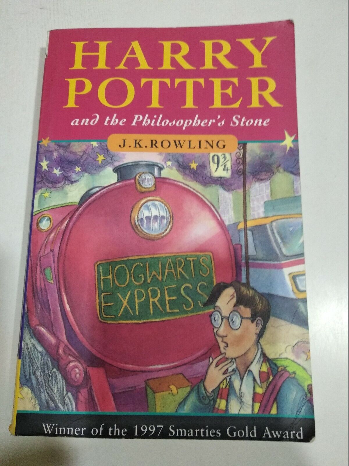 Harry Potter & Philosopher's Stone Paperback Joanne Uk Rare Edition Book