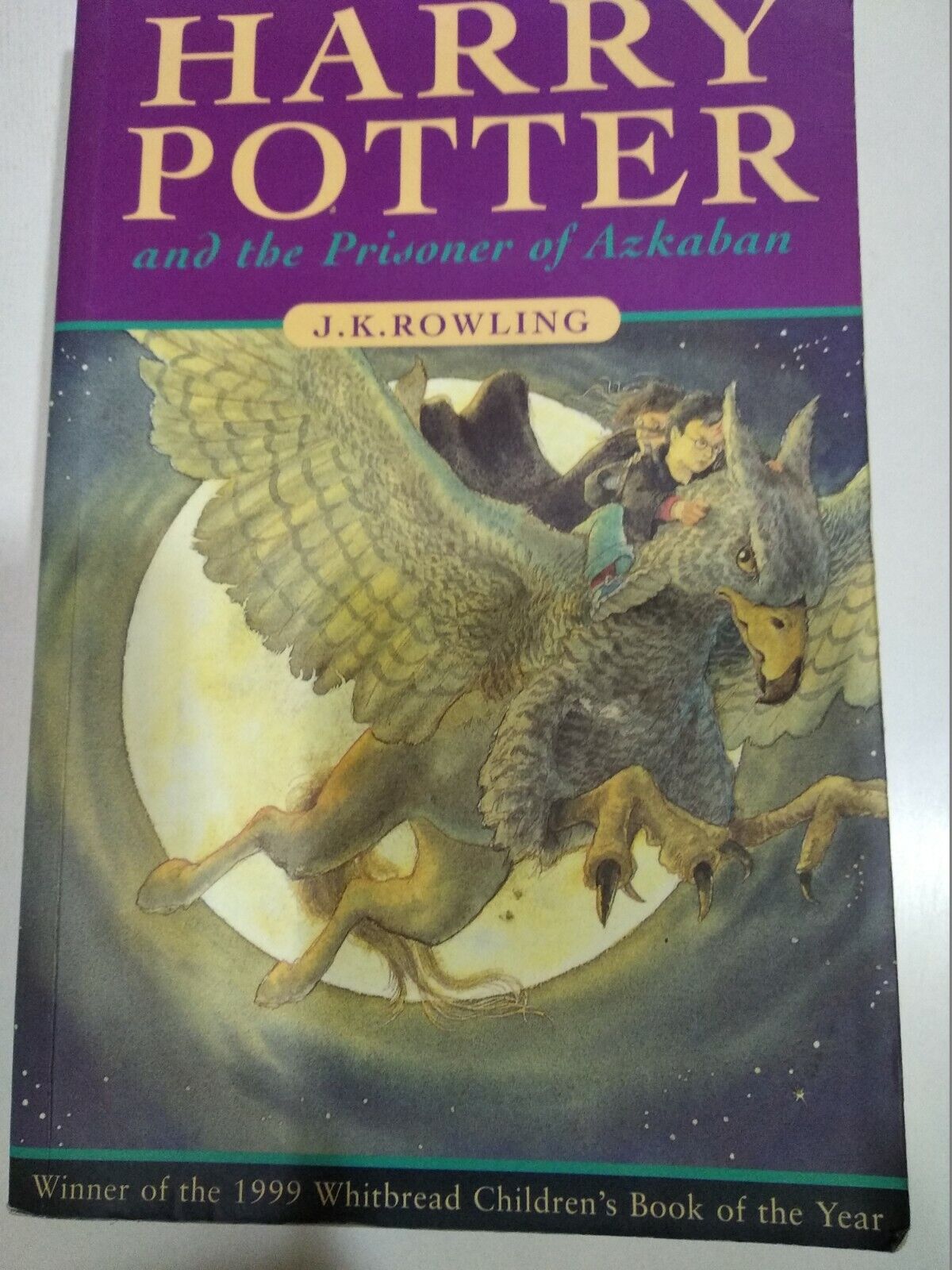 Harry Potter & Prisoner Of Azkaban Paperback Uk Rare Edition Book