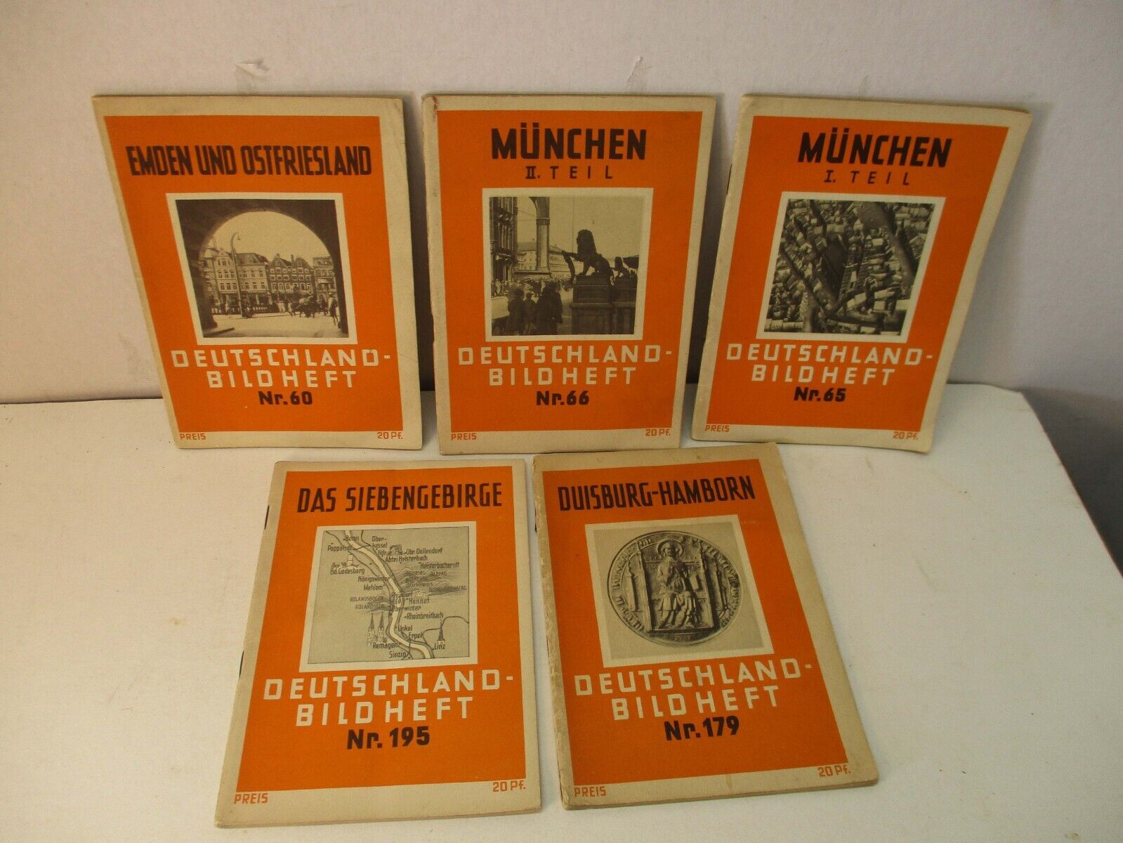 5 German Picture Books Deutschland-bild Heft