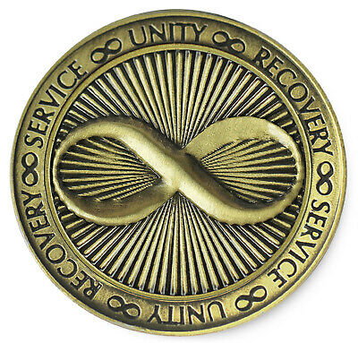 Infinity Coin /token/chip/ Medallion Premium Bronze 12 Step Recovery Program