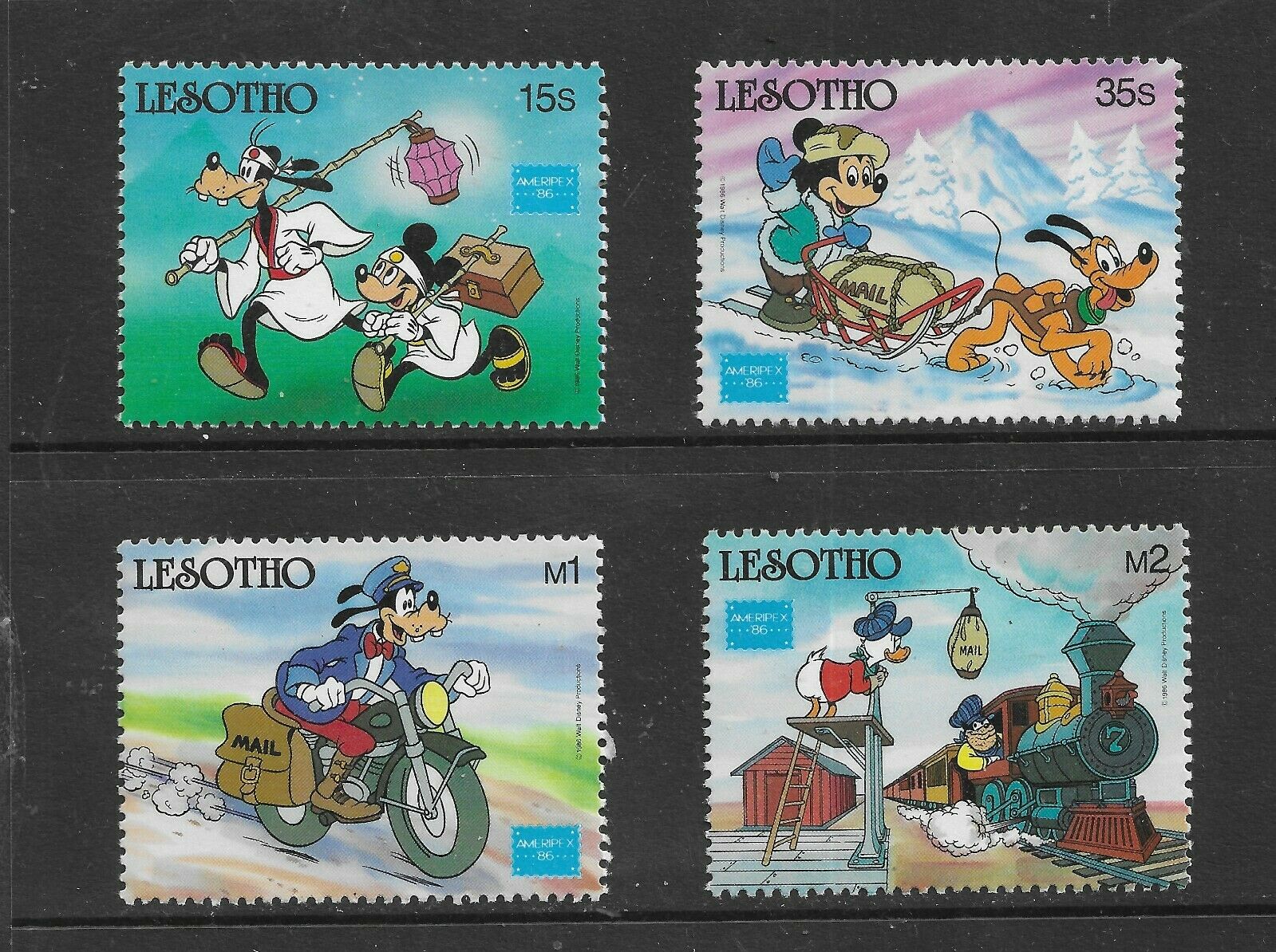 Hick Girl- Beautiful Mint Lesotho Stamps     Disney   Mickey & Friends      C102