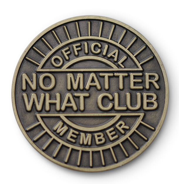 "no Matter What Club" Aa/na/12 Step Recovery Program Bronze Coin /token/chip