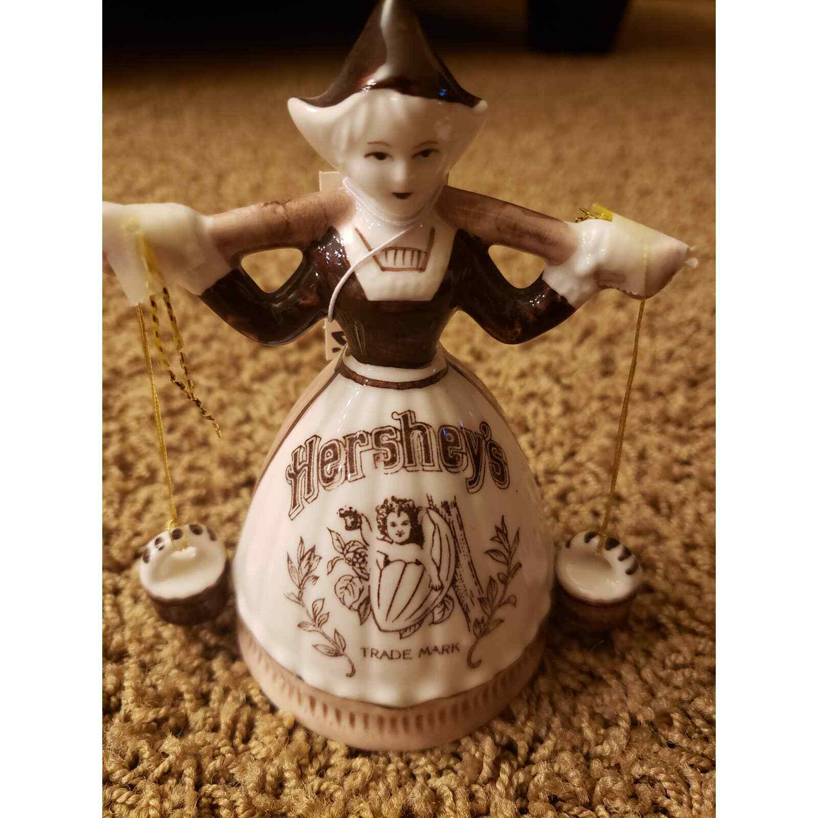 Vintage 1982 Hersheys Porcelain Bell