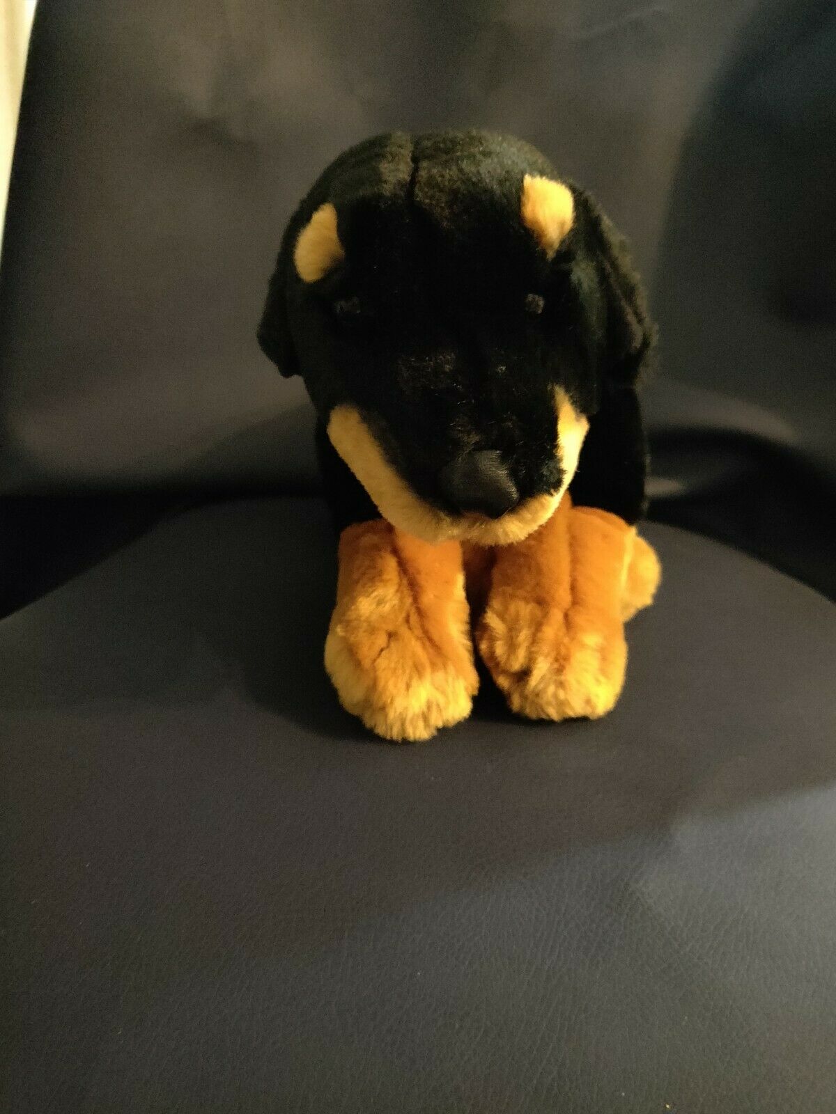 Toys R Us Animal Alley Rottweiler Puppy Dog 13” Plush Brown Black Stuffed Animal