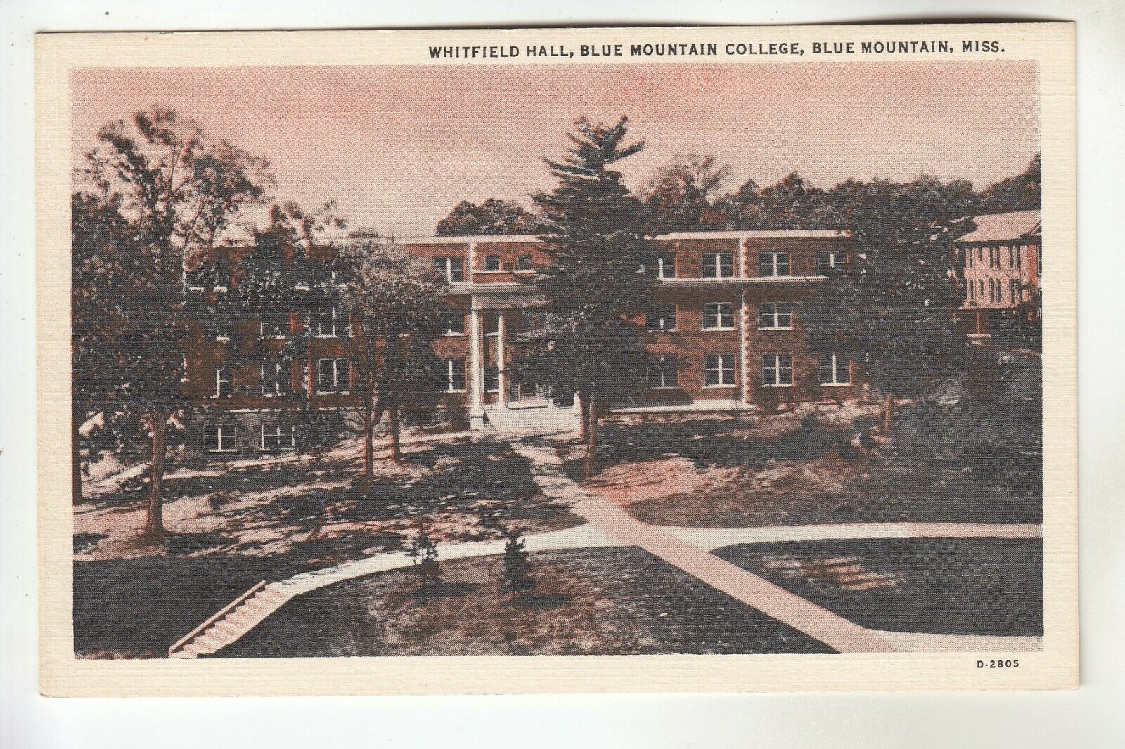 Whitefield Hall Blue Mountain College Blue Mountain Ms