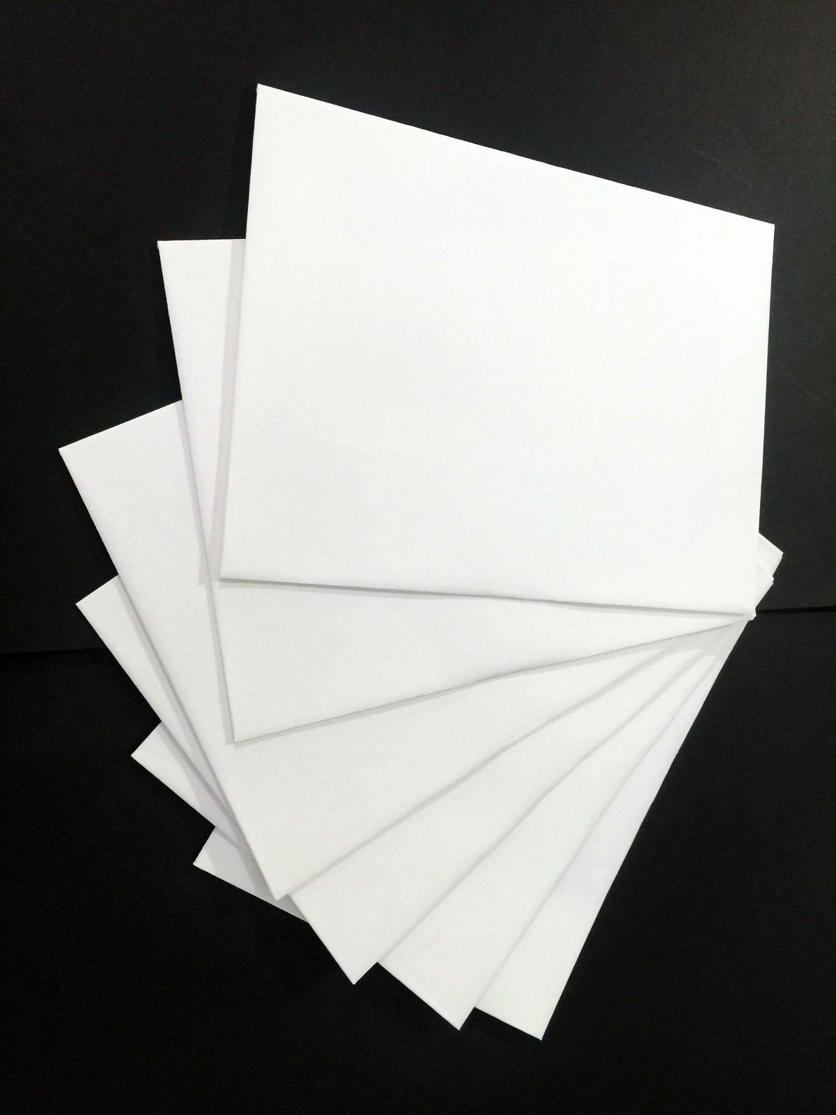 A2, A4, A6, A7 Bright White Opaque Announcement Envelopes - Various Quantities