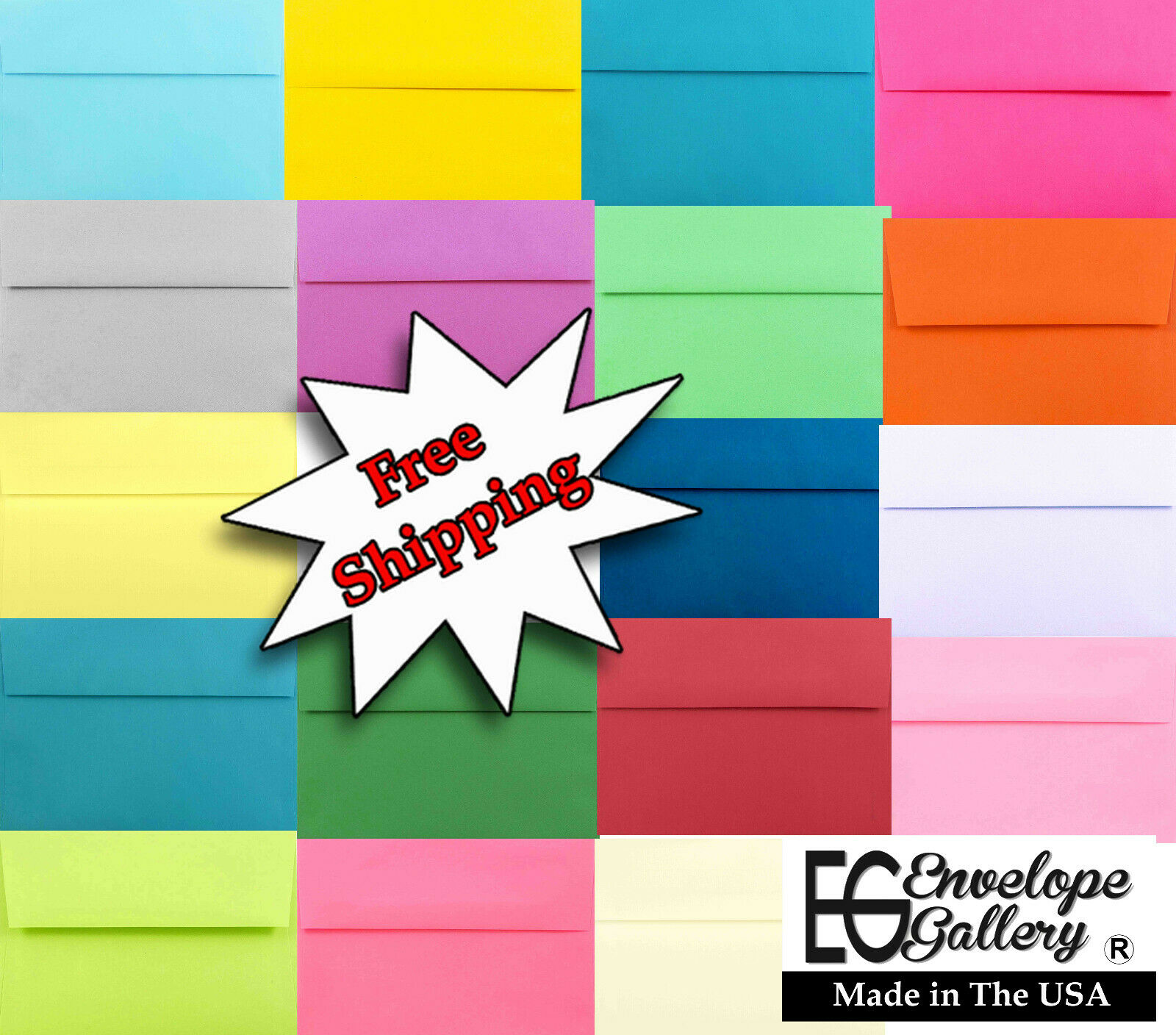 A7 Envelopes For 5 X 7 Announcements Shower Invitation Multi Assorted Or 1 Color